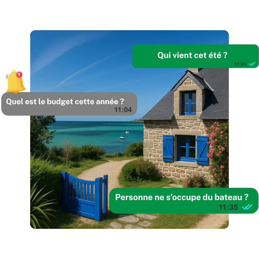 organisation maison secondaire à la mer