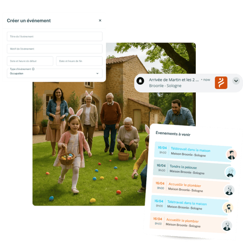 calendrier maison de famille