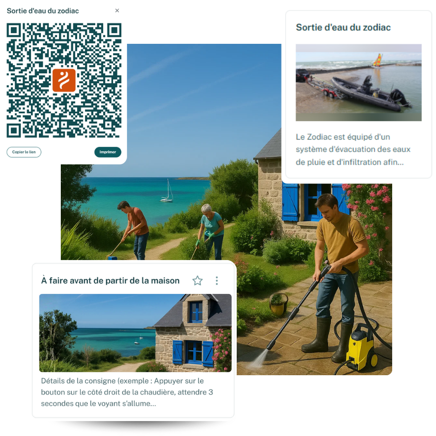 consignes pour maison en bord de mer