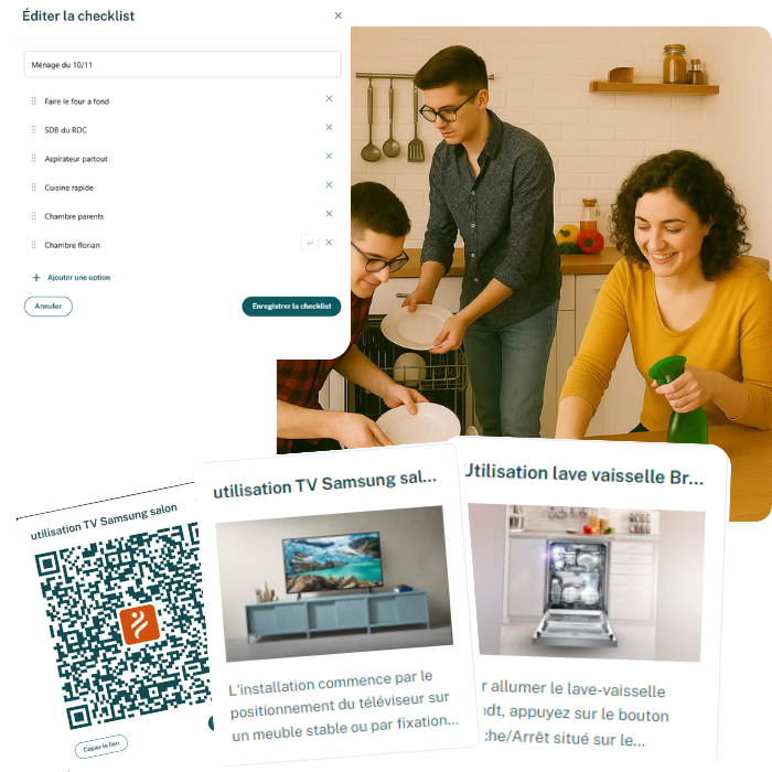 répartition des taches en colocation