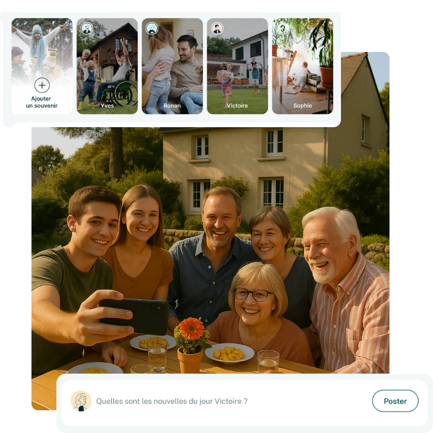 communication maison de famille