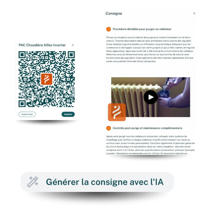 consignes application 