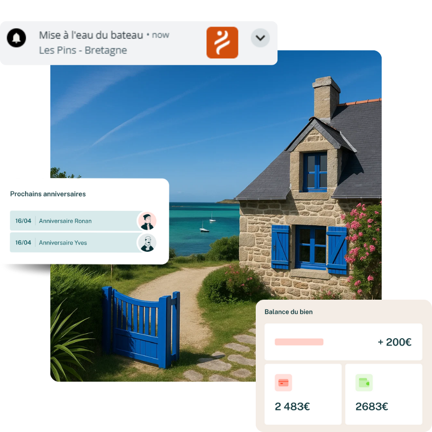 maison en bord de mer gestion