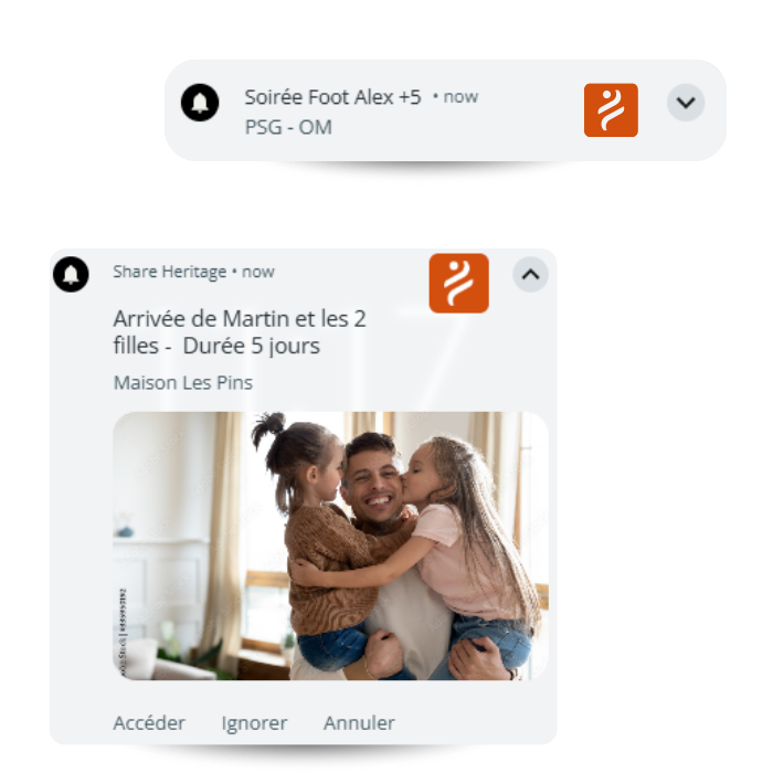 rappel automatique application