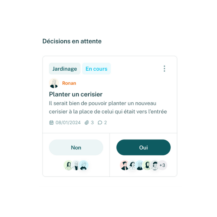 application vote famille
