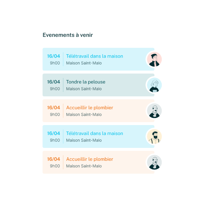calendrier partagé famille