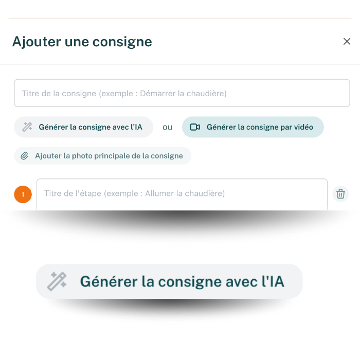 générer des consignes avec l'ia
