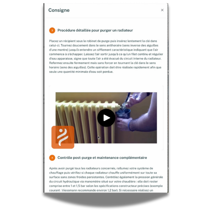 Créer des consignes avec photos et vidéos