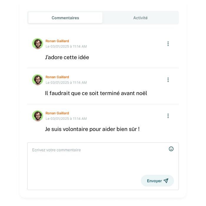 discuter et commenter