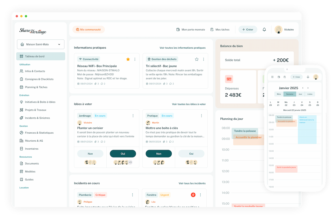 Live plateforme share heritage démo