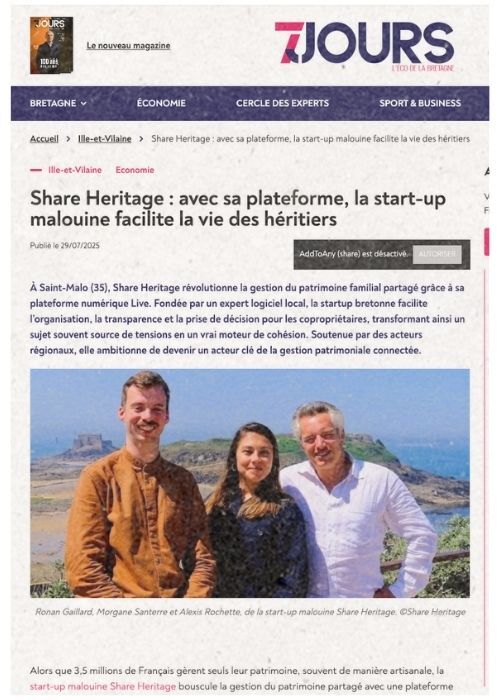 7 JOURS.FR SHARE HERITAGE